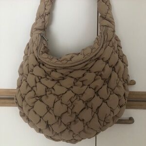 Babaton large “curator bag” in taupe colour
